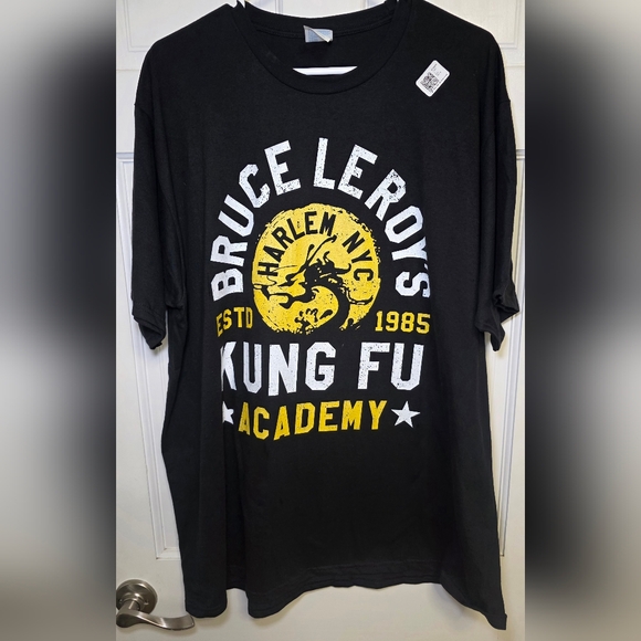 Port and Company Other - Bruce Leroy's Kung Fu Academy Harlem NYC 1985 Last Dragon Tshirt- Big & Tall 2XL